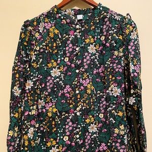 Black floral blouse!